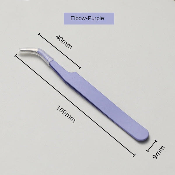 Macaron-Colored Precision Tweezers for Crafts and Sticker Placement