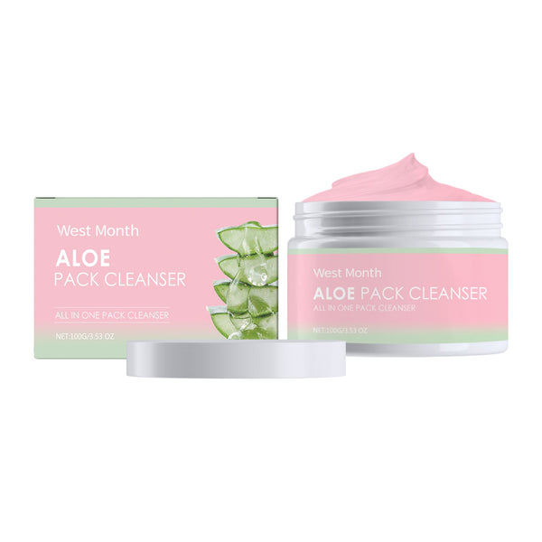 Aloe Soothing Cleanser Gentle Pore Cleansing Exfoliating Facial Wash