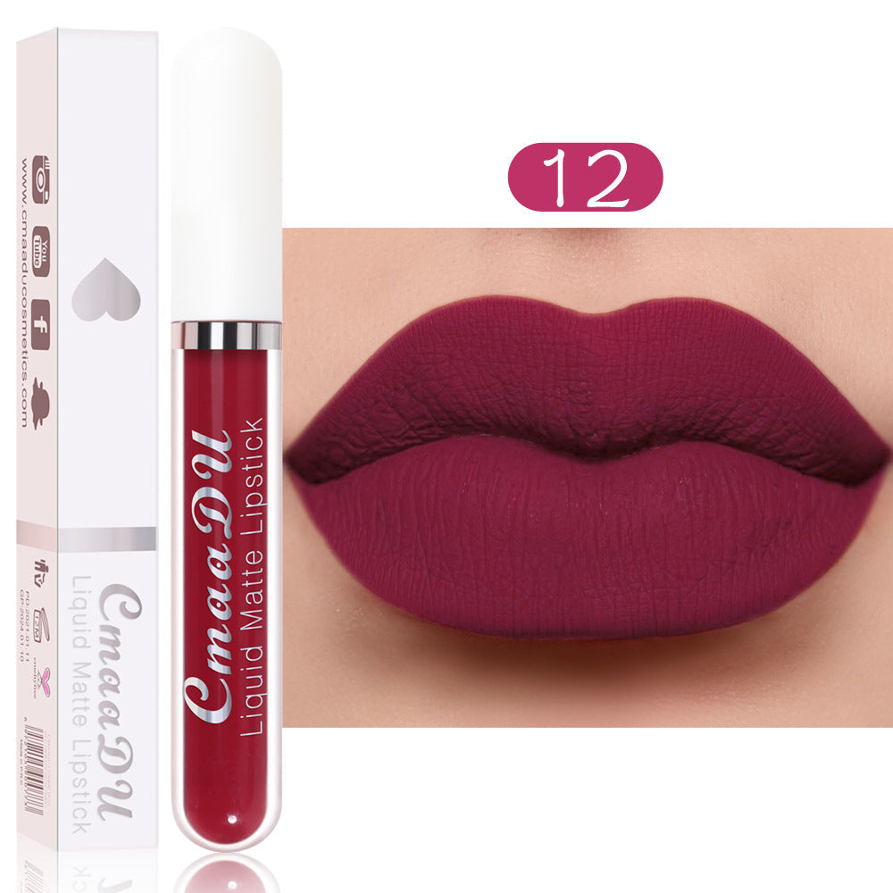 18-Color Matte Waterproof Long-Lasting Lipstick Collection Set