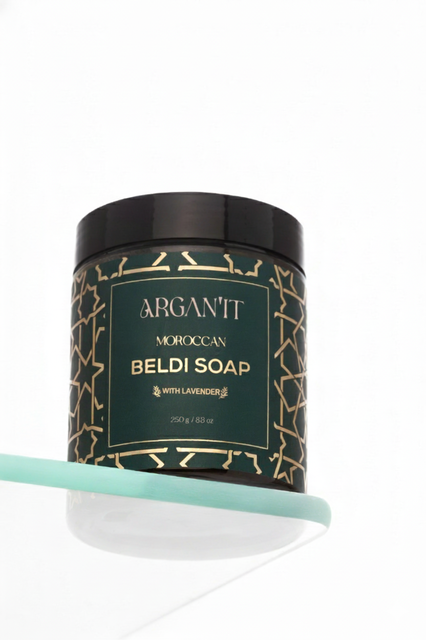 Moroccan Black Soap: Skin-Rejuvenating Exfoliation - Rose | Neroli | Eucalyptus