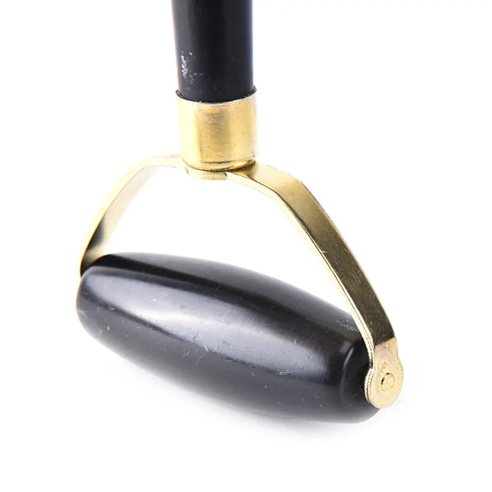 Natural Obsidian Quartz Facial Massage Roller Beauty Care Tool