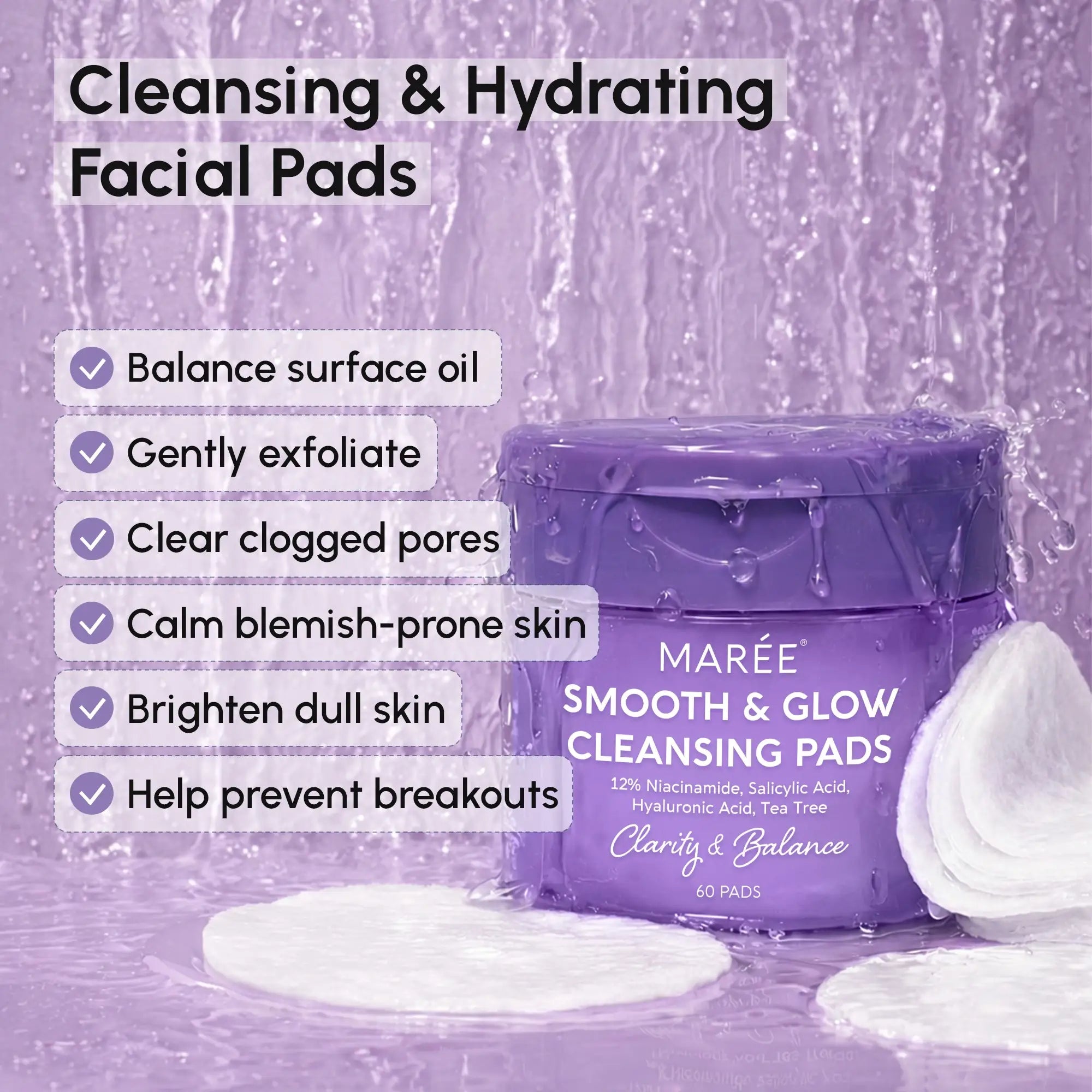 12% Niacinamide Smooth & Glow Pads