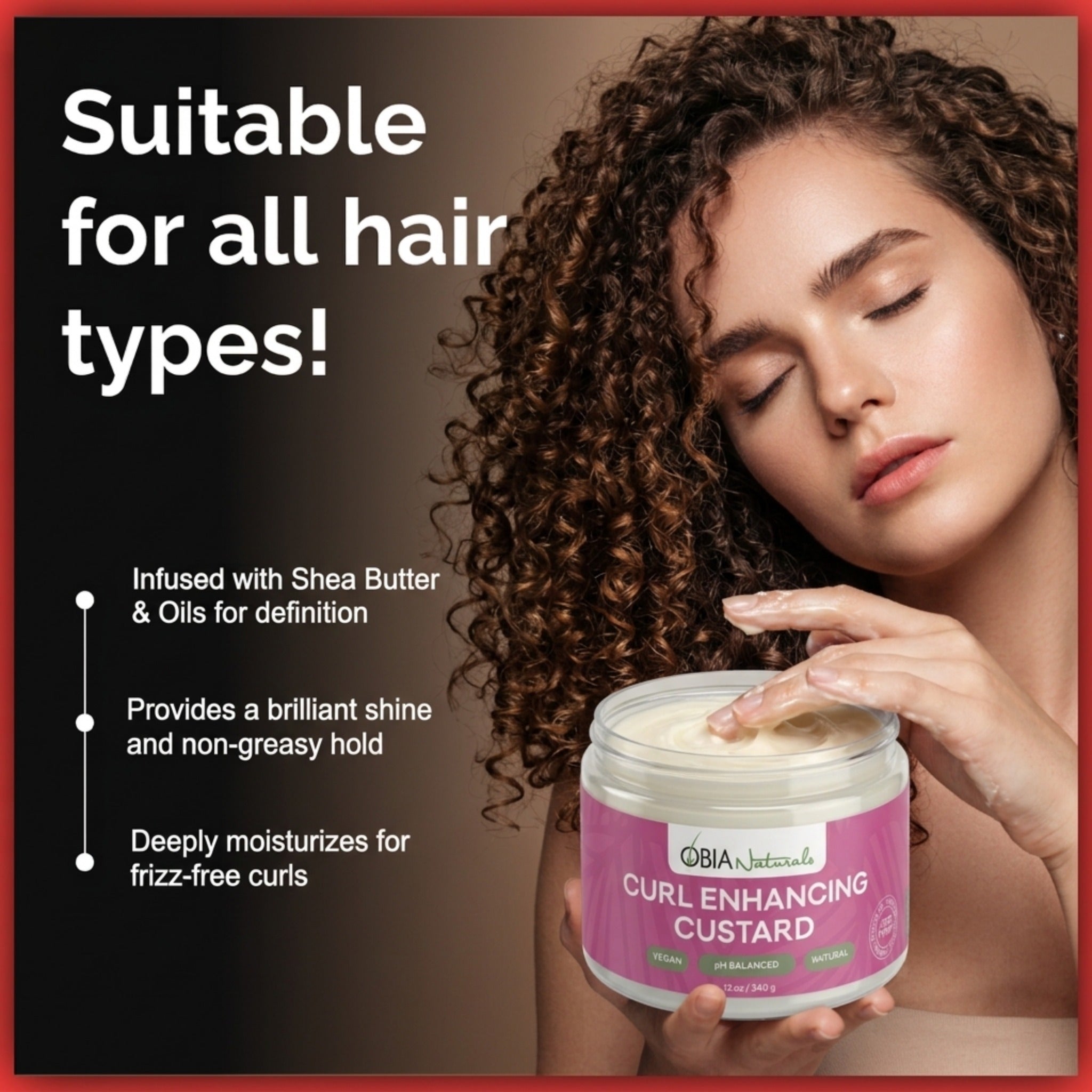 Curl Enhancing Custard — Defining Curl Gel for Curly Hair