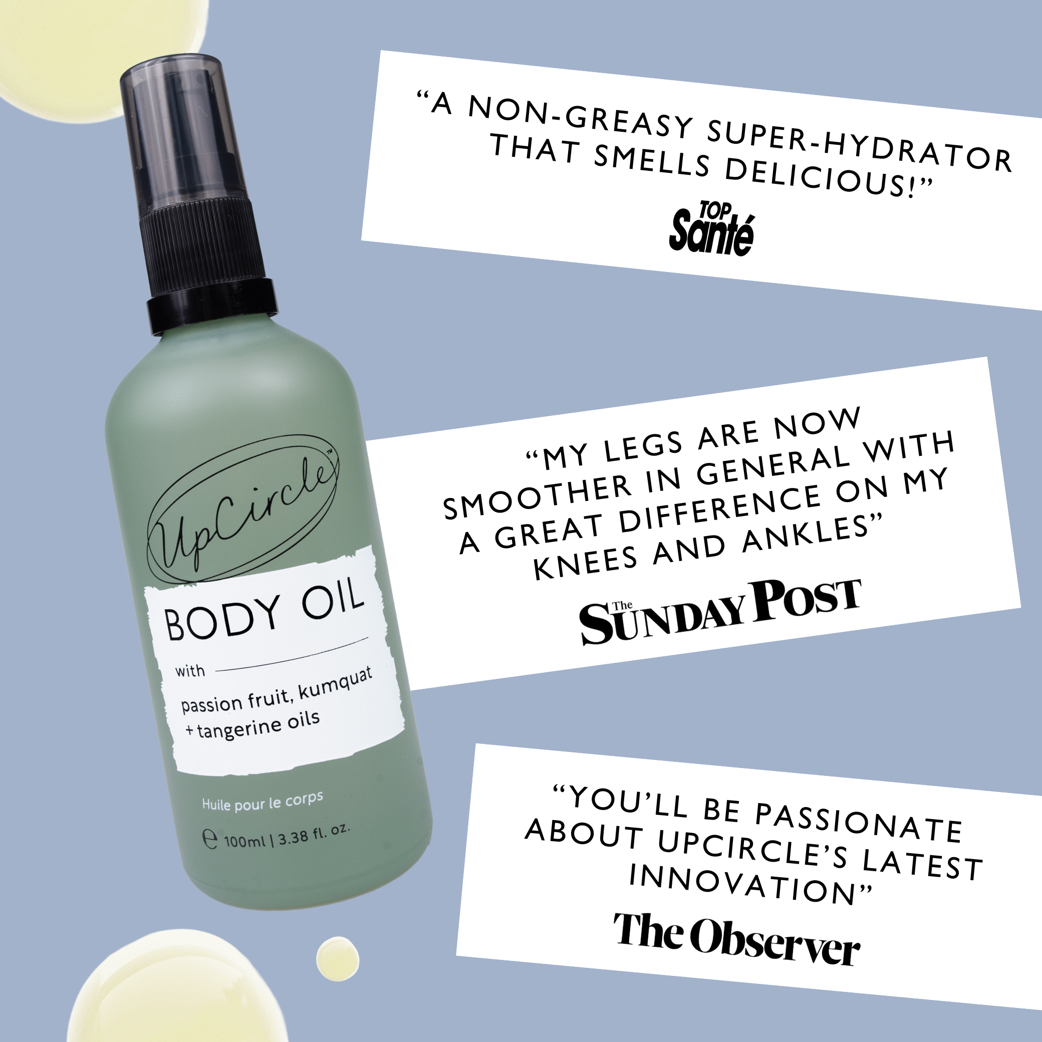 Body Oil with Passion Fruit Oil