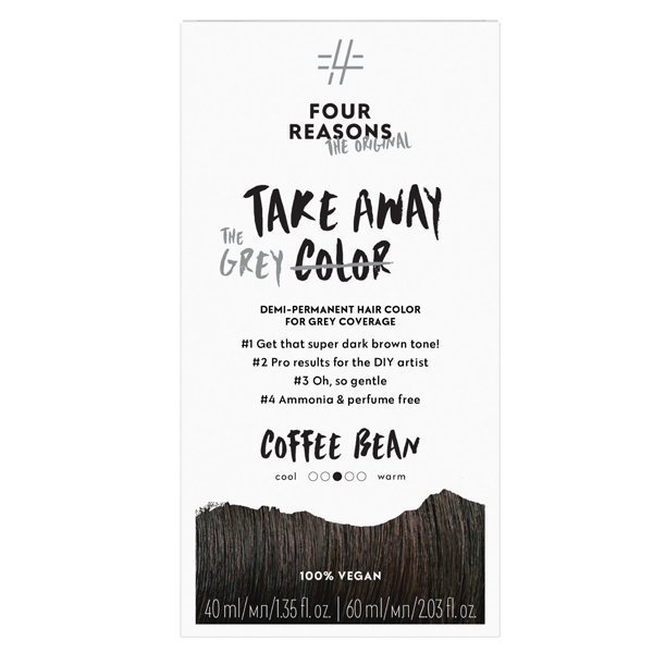 Fragrance Free Hair Color Coffee Bean - 3.0 Blackish brown with gray coverage