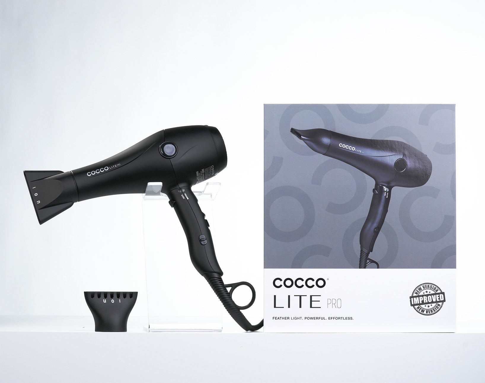COCCO® Lite Pro XL Hair Dryer (Black)