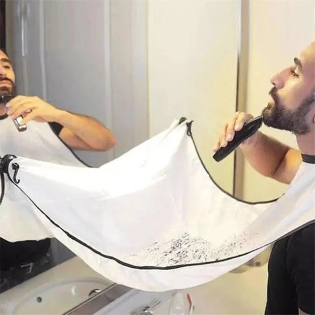 Man Practical Bathroom Waterproof Male Beard Hair Care Shave Portable Apron Mustache Cutting Repair Bib Household Cleaning Tools