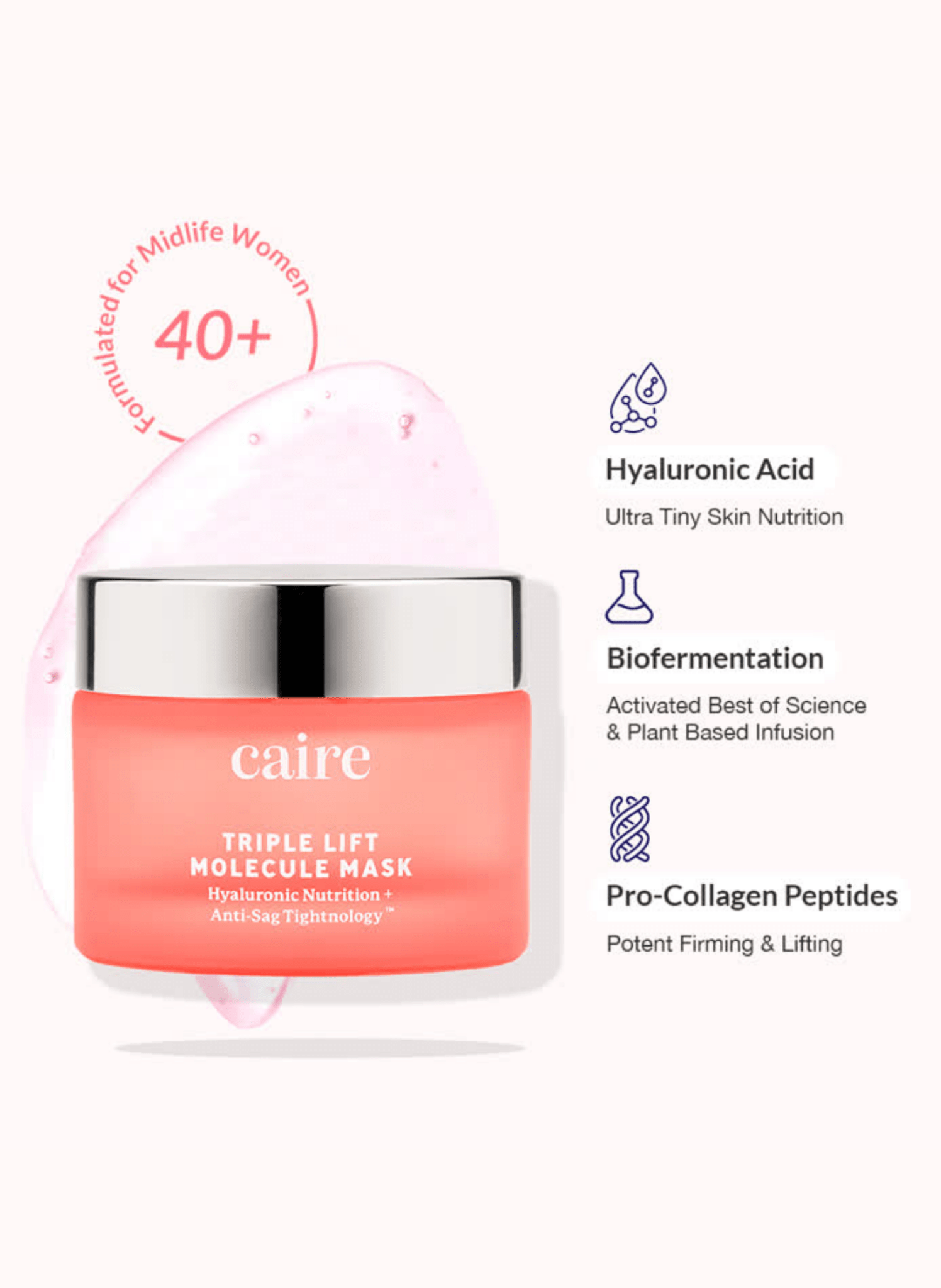 Triple Lift Molecule Hydrating Facial Sheet Mask Treatment