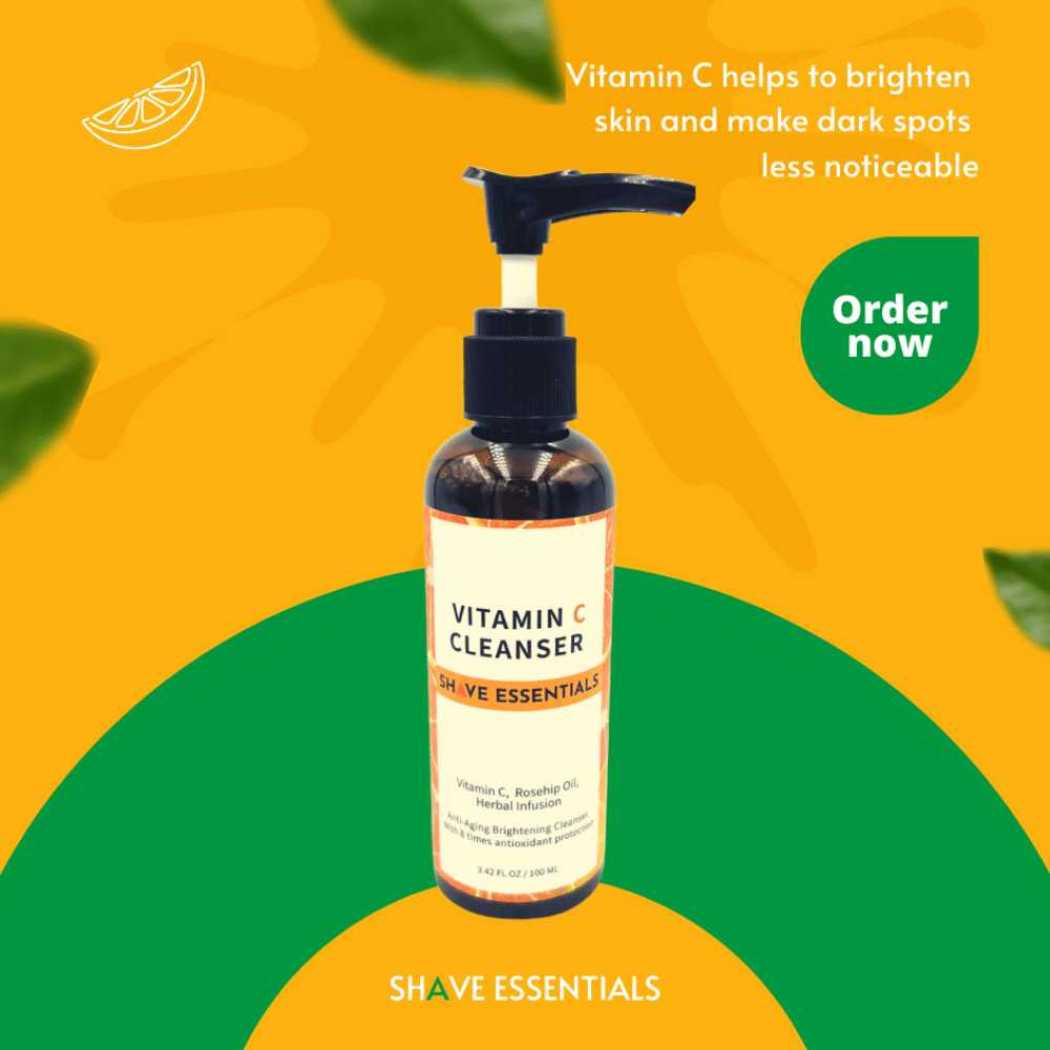 Gentle Vitamin C Facial Cleanser for Anti-Aging Skincare