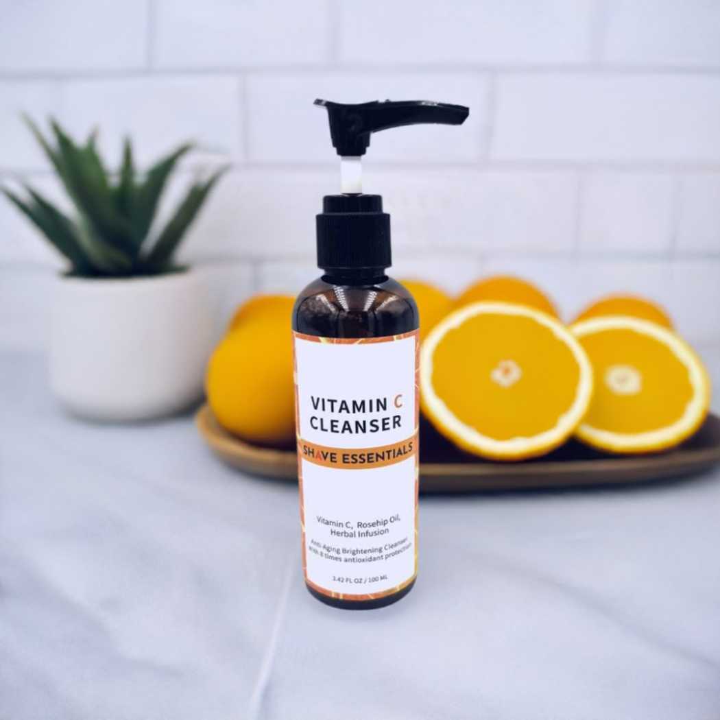 Gentle Vitamin C Facial Cleanser for Anti-Aging Skincare